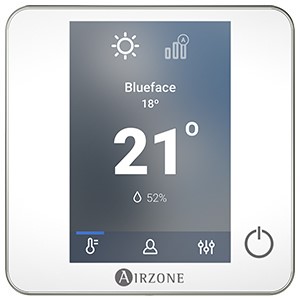 Airzone Aidoo Pro Blueface Zero color thermostat wired