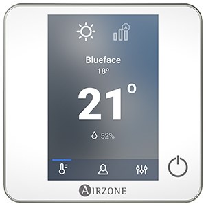 Thermostat couleur Airzone Aidoo Pro Blueface Zero filaire