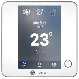 Thermostat couleur Airzone Aidoo Pro Blueface Zero filaire