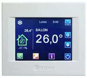 Thermostat intelligent blueface en saillie filaire