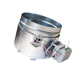 150/200 mm damper with actuator and purification