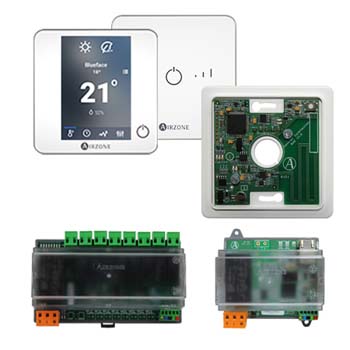 Pack Airzone RadianT365 output - interfaccia cavo con Webserver