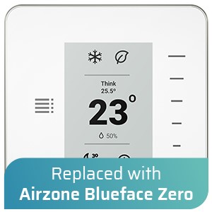 Thermostat radiant monochrome Airzone think filaire (RA6)