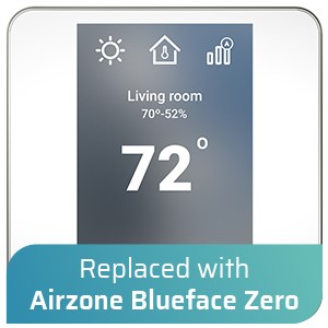 Airzone ZS6 Blueface thermostat wired